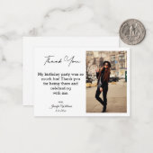 感謝していハッピーバースデー ノートカード (正面/裏面インサイチュ)