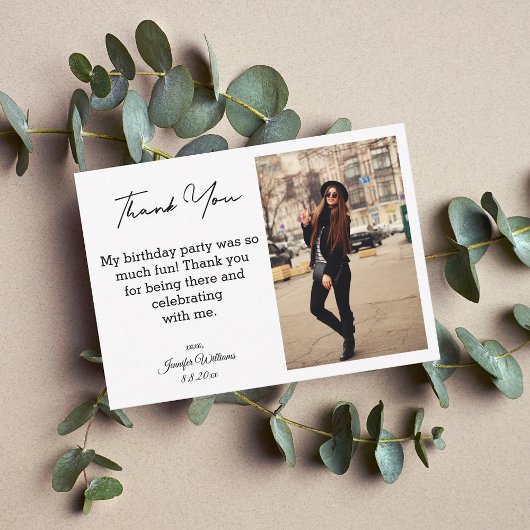 感謝していハッピーバースデー ノートカード