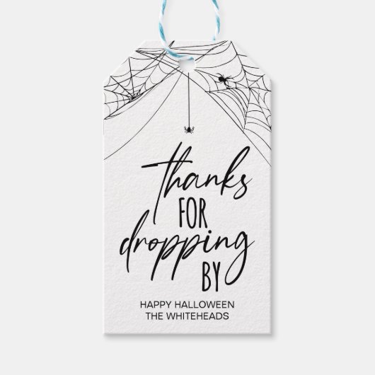 感謝していハローウィンパーティ ギフトタグ (正面)
