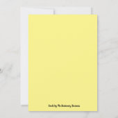 感謝していハートの下からのフラットサンキューカード サンキューカード (裏面)