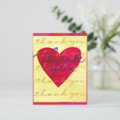 感謝していハート ポストカード (スタンド正面)