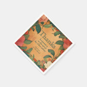 🌹感謝していバラロマンス：アールヌーボー・スプレンドール スタンダードカクテルナプキン (角)