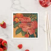 🌹感謝していバラロマンス：アールヌーボー・スプレンドール スタンダードカクテルナプキン (インサイチュ)