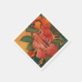 🌹感謝していバラロマンス:アールヌーボー・スプレンドール スタンダードカクテルナプキン (角)