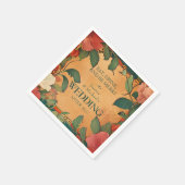 🌹感謝していバラロマンス：アールヌーボー・スプレンドール スタンダードカクテルナプキン (角)