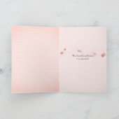 感謝していバラ カード (内部)