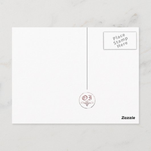 感謝していバラ: ポストカード (裏面)