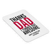 感謝していパパが父の日素晴らし磁石を出した マグネット (右側)