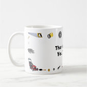 感謝していパパ コーヒーマグカップ (左)