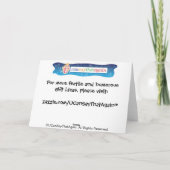 感謝していパパ...泳ぐ人が集まって勝つために サンキューカード (裏面)