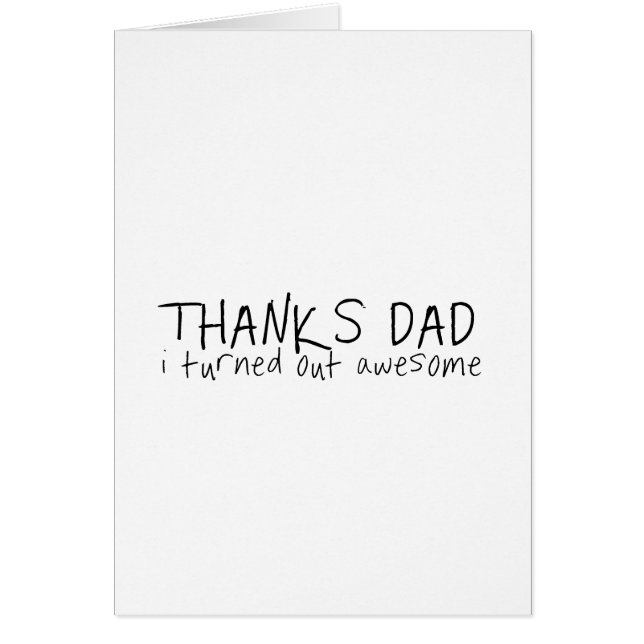 感謝していパパ...父の日贈り物 (正面)