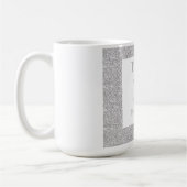 感謝していパーソナライズされたお前は コーヒーマグカップ (左)