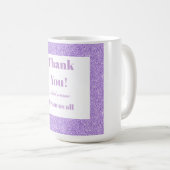 感謝していパーソナライズされたお前は コーヒーマグカップ (正面右)