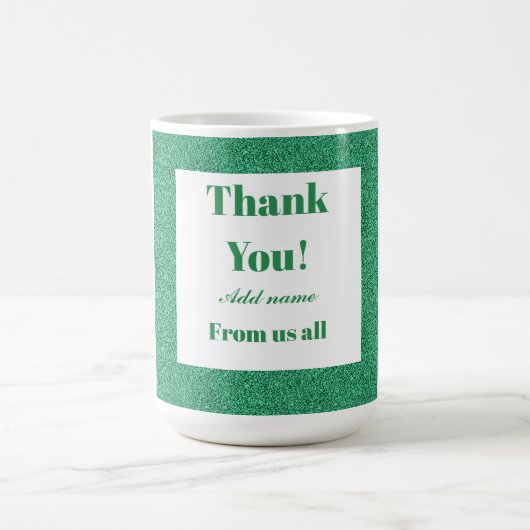 感謝していパーソナライズされたお前は コーヒーマグカップ (中央)