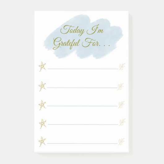 感謝していパーソナライズされたる ポストイット (正面)