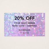 感謝していパープル·グリッター (裏面)