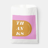 感謝していピッモダンクとイエローのレトロアーチ フェイバーバッグ (正面)