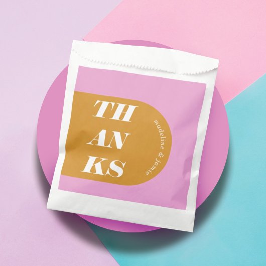 感謝していピッモダンクとイエローのレトロアーチ フェイバーバッグ