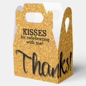 感謝していフェイクグリッター フェイバーボックス (オープン)