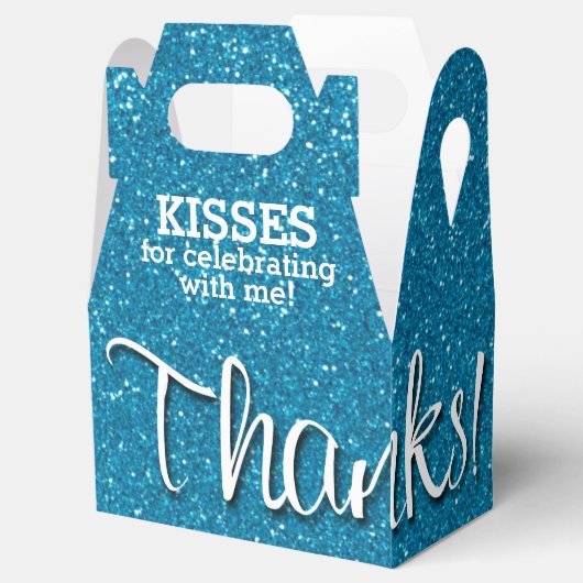 感謝していフェイクグリッター フェイバーボックス (オープン)