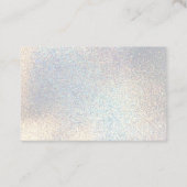 感謝していフェイクグリッター 名刺 (裏面)