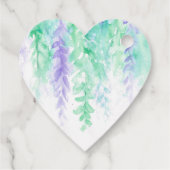 感謝していフローラ抽象芸術結婚またはイベント青青 フェイバータグ (裏面)