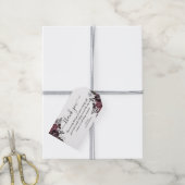 感謝していフローラ結婚シックモダン ギフトタグ (より糸付き)