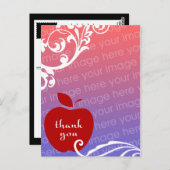 感謝していフローラappleフォトカード ポストカード (正面/裏面)