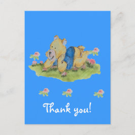 感謝していベビー ポストカード