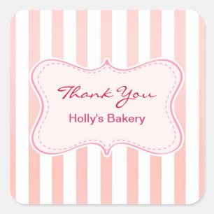 感謝していベーカリー スクエアシール