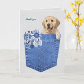 感謝していペットシッター カード (黄色い花)