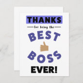 感謝していボスで最高のは (正面/裏面)