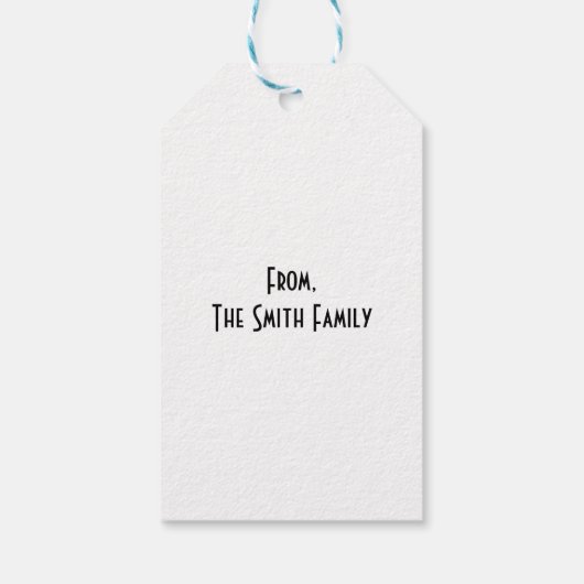 感謝していマイル行く ギフトタグ (裏面)