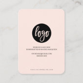 感謝していミニマルGazle Script Customer Thank You 名刺 (裏面)