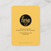 感謝していミニマルGazle Script Customer Thank You 名刺 (裏面)