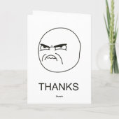 感謝していミーム – グリーティングカード サンキューカード (裏面)