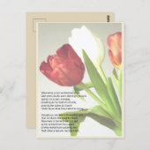 感謝していメッセージ ポストカード (正面/裏面)