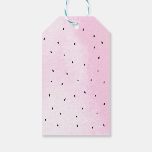 感謝していメロンありがとうラベルメッセージカード ギフトタグ (裏面)