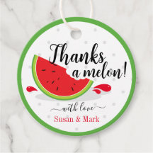 感謝していメロンありがとうラベル