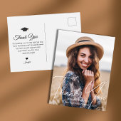 感謝していモダンは写真の卒業 ポストカード