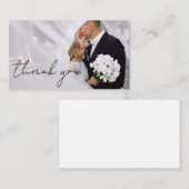 感謝していモダンは結婚、フォトノートカード ノートカード (正面/裏面)