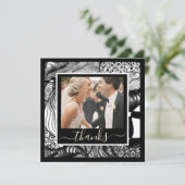 感謝していモダンエレガント白黒 (スタンド正面)