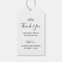 感謝していモダンギフトラベルシンプル植物結婚薬