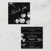 感謝していモダン君の商売場だ スクエア名刺 (正面/裏面)