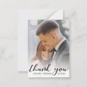 感謝していモダン君の手結婚跡 ノートカード (正面)