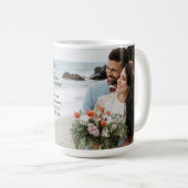 感謝していモダン君の結婚式の写真 コーヒーマグカップ (正面右)