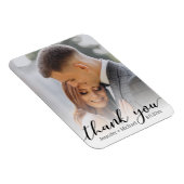 感謝していモダン君、シックな手結婚跡 マグネット (右側)