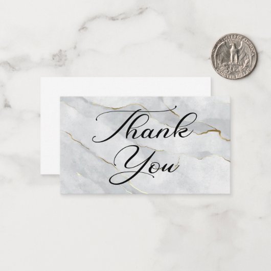 感謝していモダン大理石結婚の書 ノートカード (正面/裏面インサイチュ)