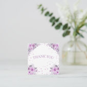 感謝していモダン結婚君のバラサンキューカード エンクロージャーカード (スタンド正面)