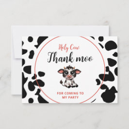 感謝していモーの来牛 サンキューカード